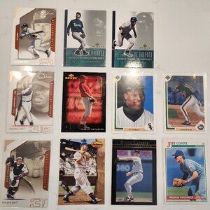 11 Assorted Baseball Cards - Various Years